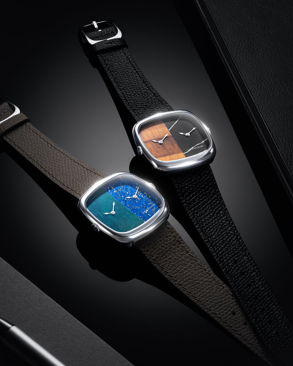 Bloodstone & Lapis In Steel