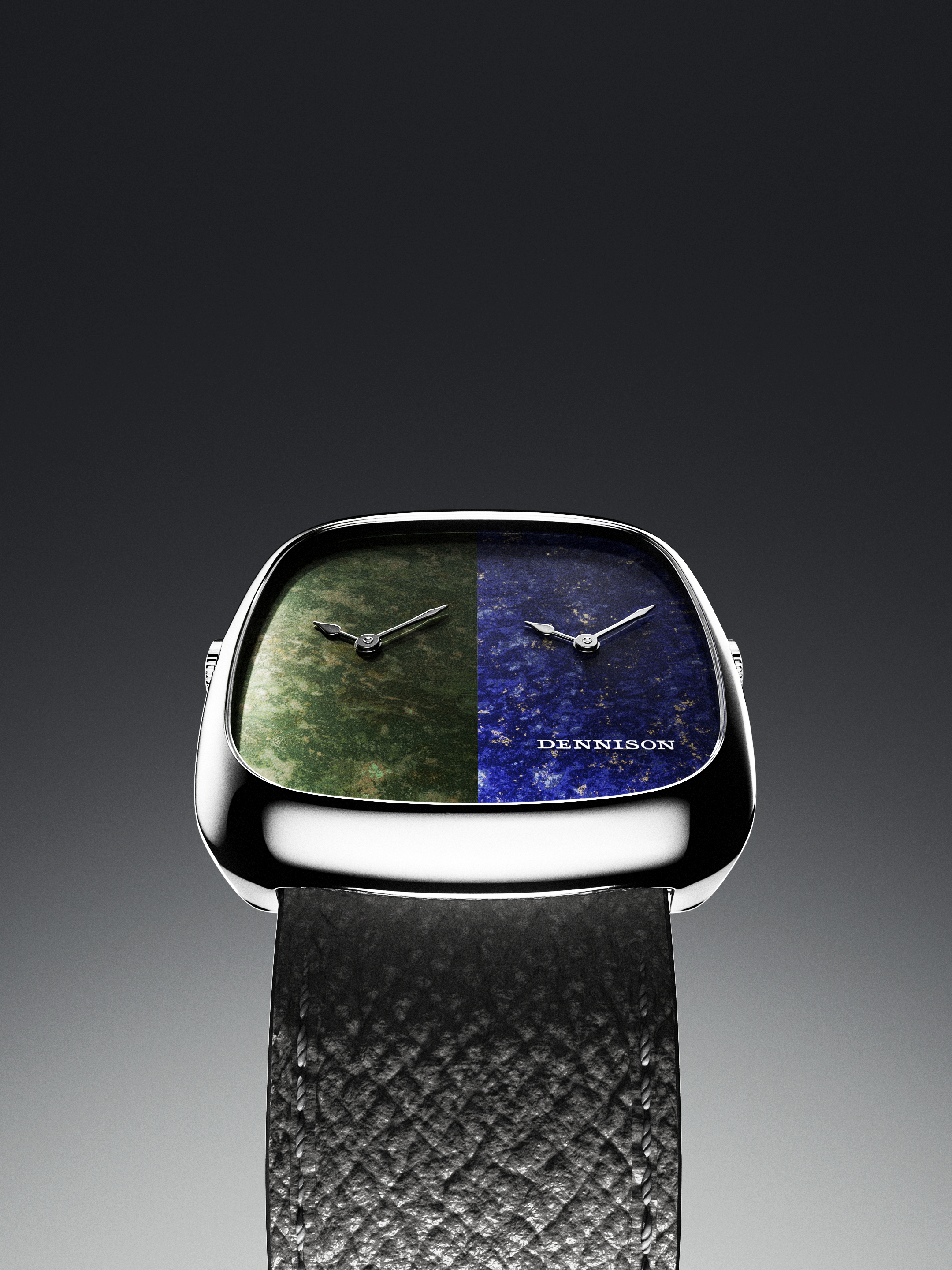 Bloodstone & Lapis In Steel