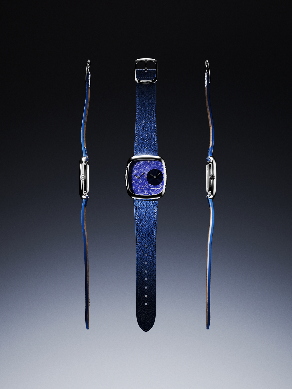 Lapis & Blue Sunray In Steel