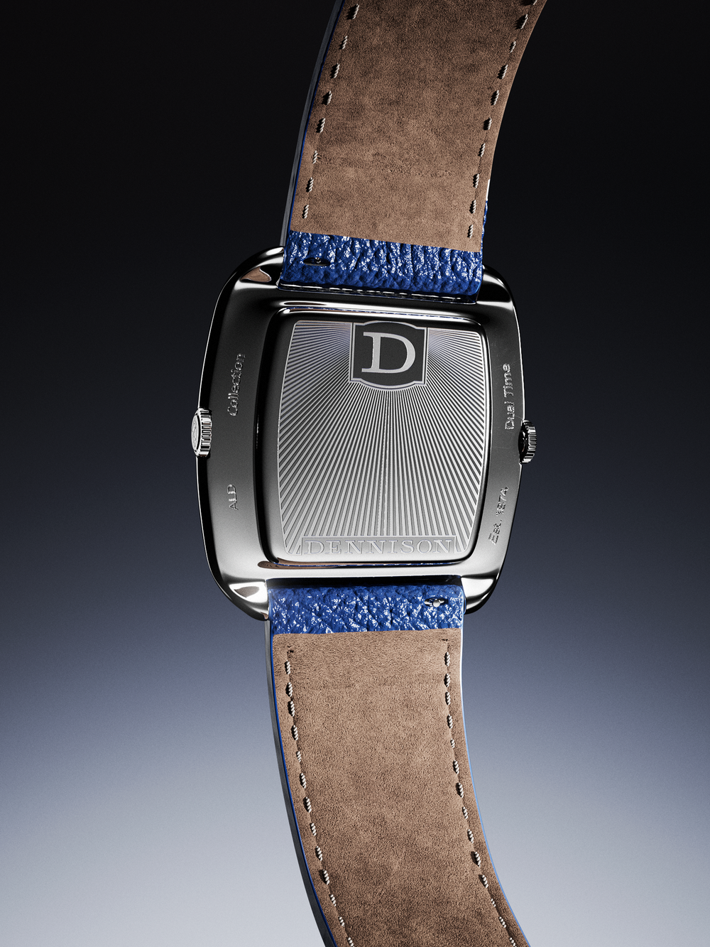Lapis & Blue Sunray In Steel