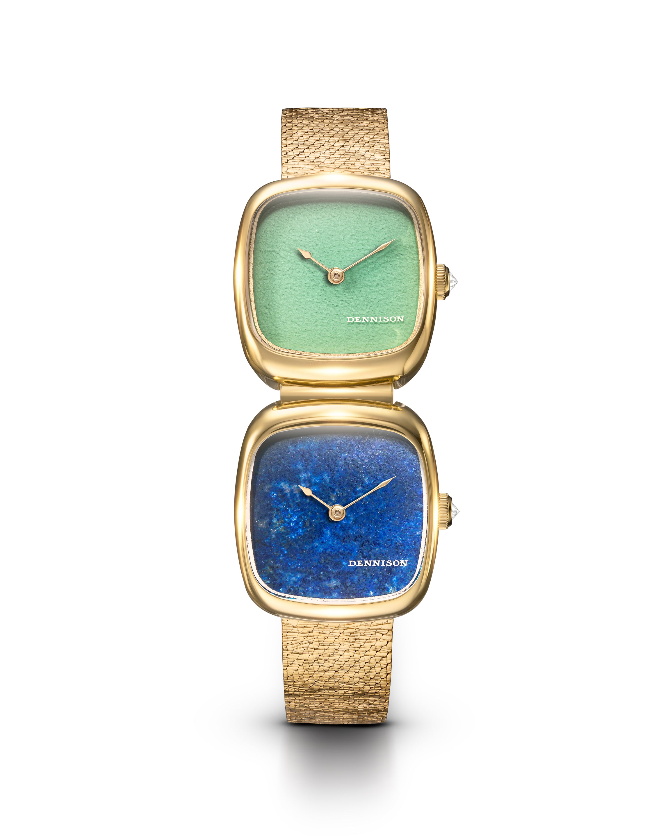 Dual Time Mini – Lagoon Jadeite & Lapis Lazuli