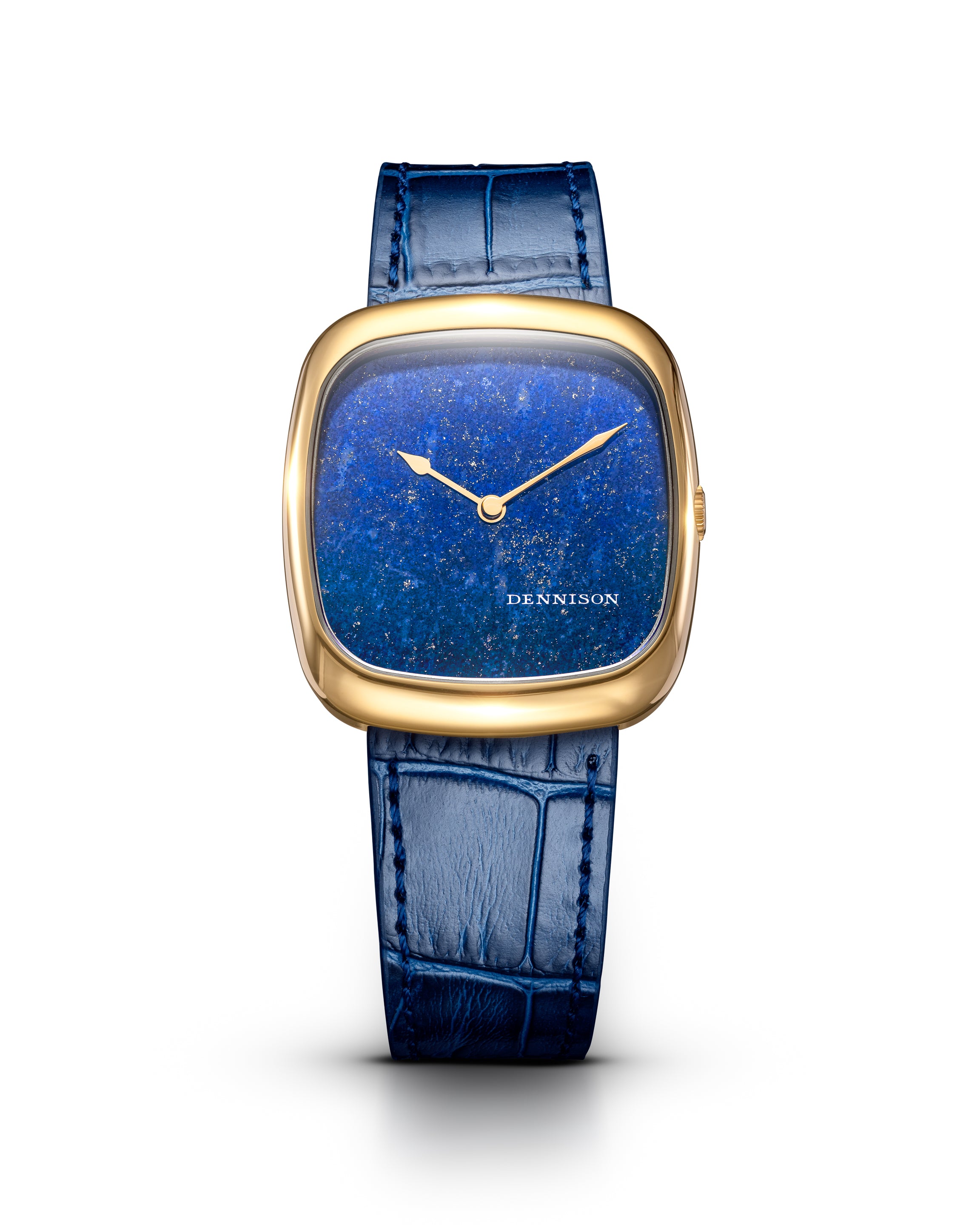 Natural Stone Lapis Lazuli In Gold