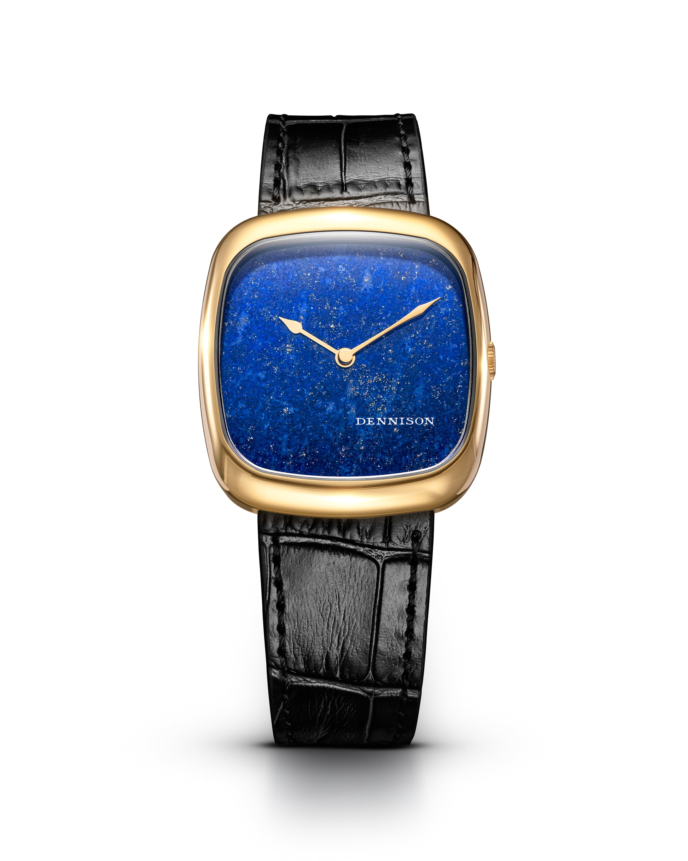 Natural Stone Lapis Lazuli In Gold