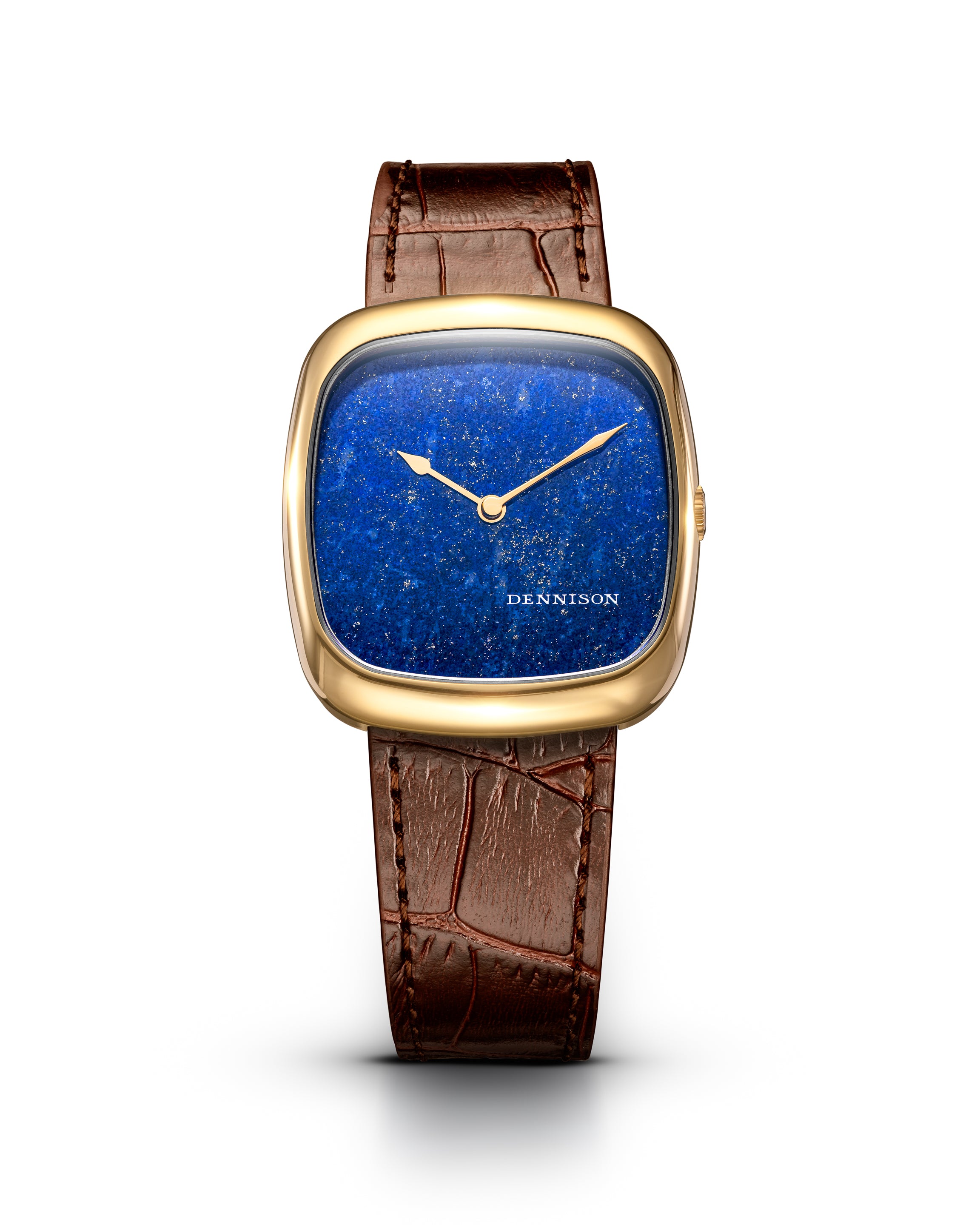 Natural Stone Lapis Lazuli In Gold