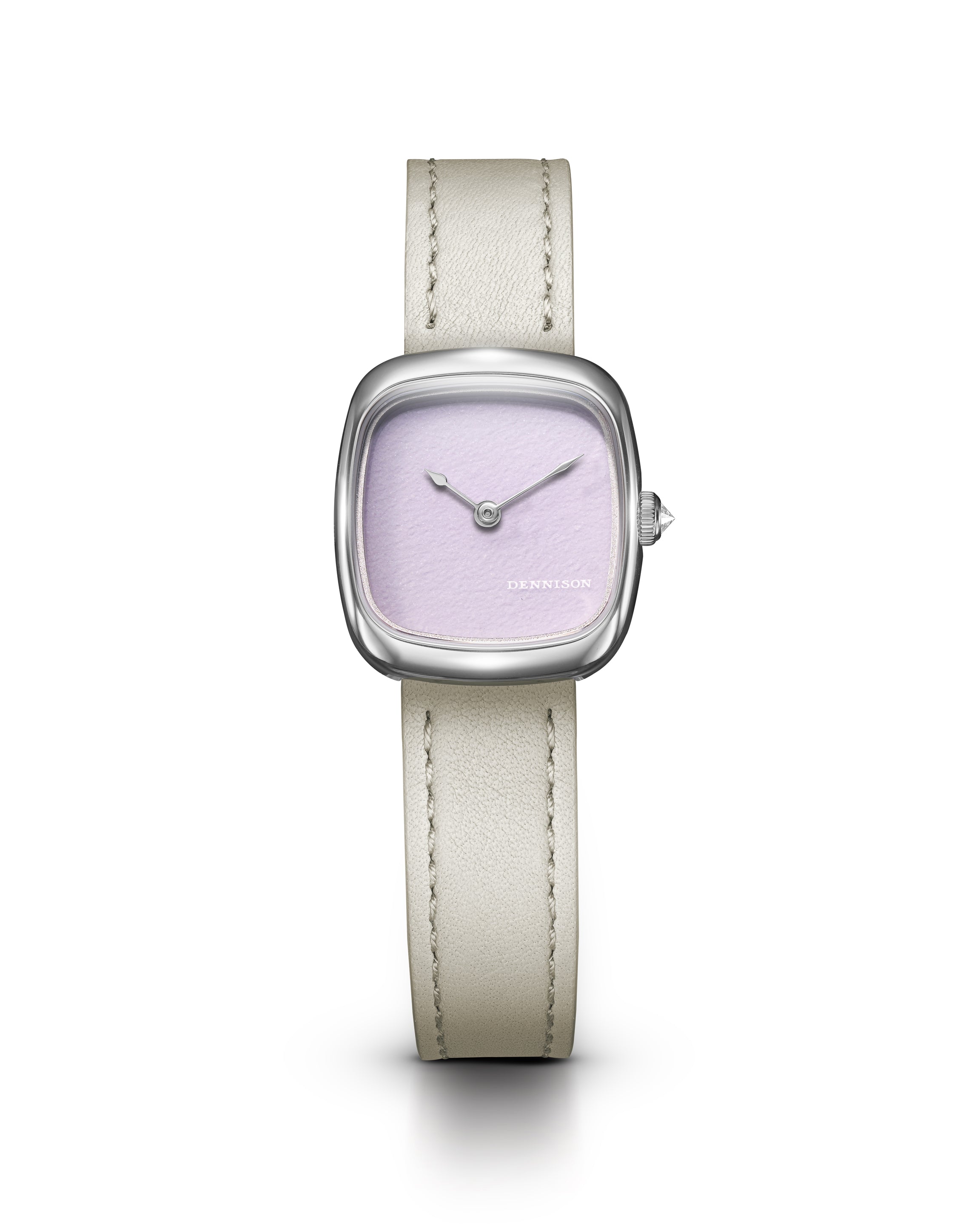 Mini Pink Malaysian Jade In Steel