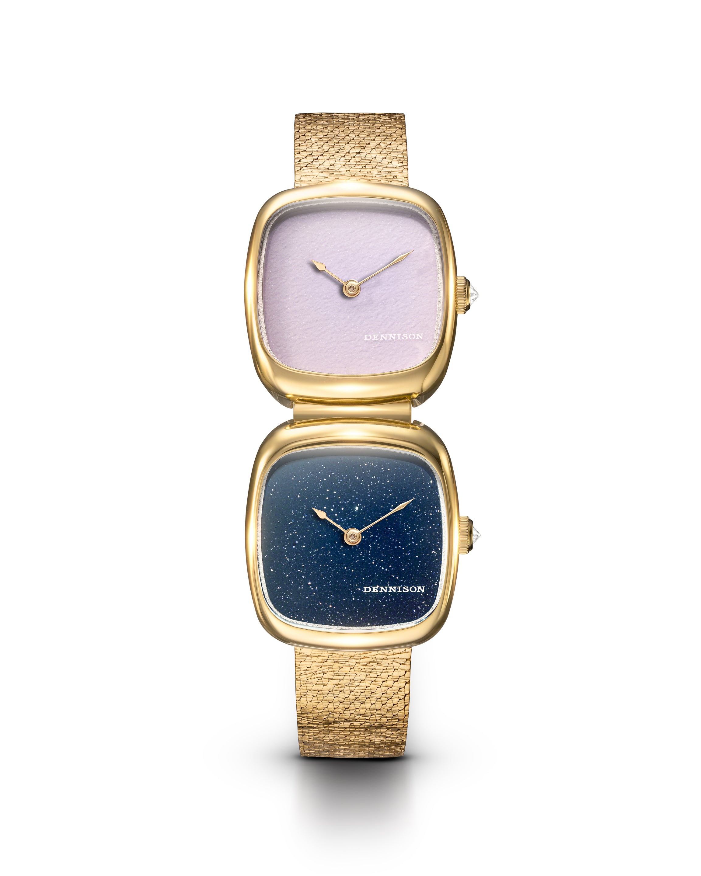 Dual Time Mini – Pink Malaysian Jade & Aventurine