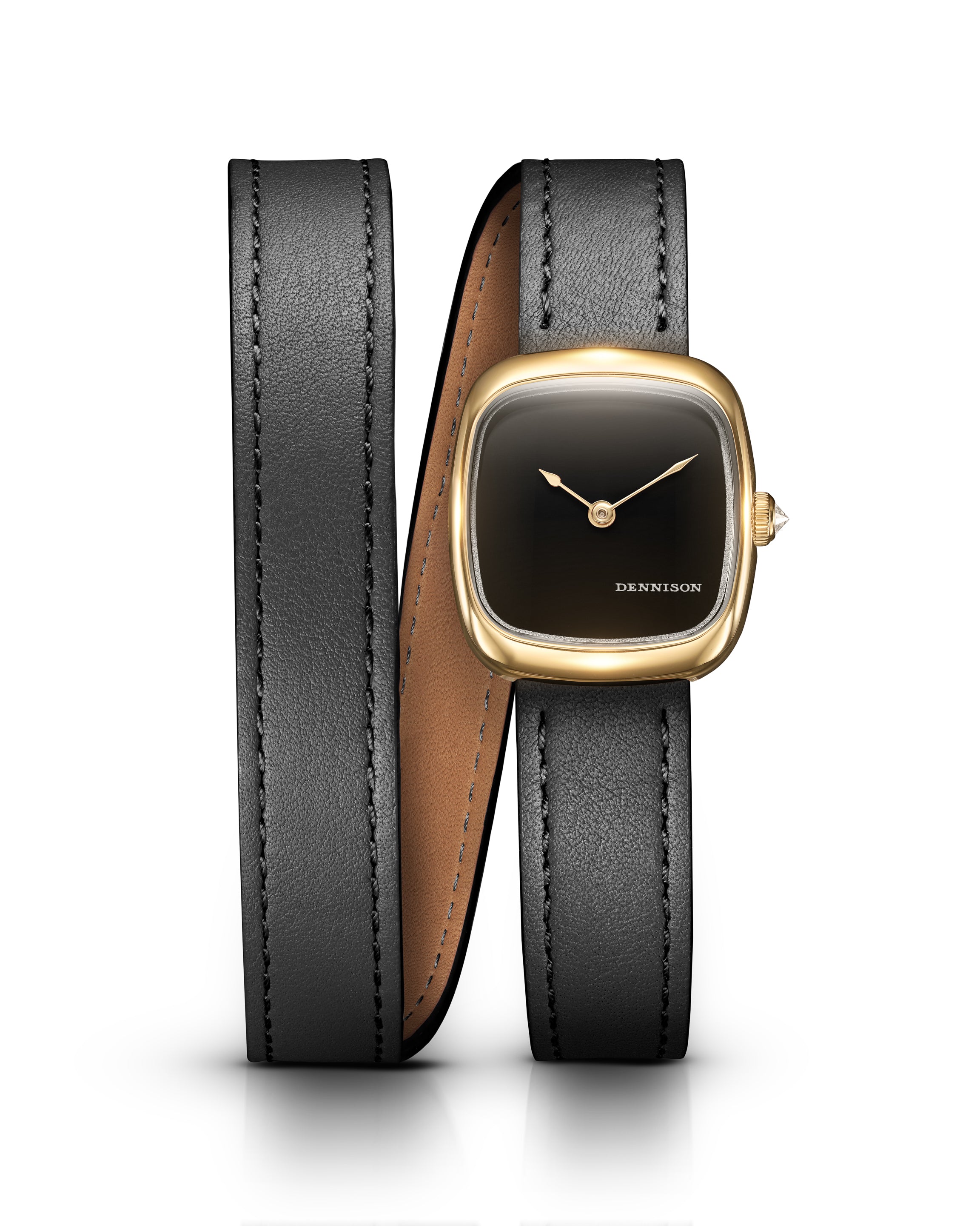 Mini Black Onyx In Gold