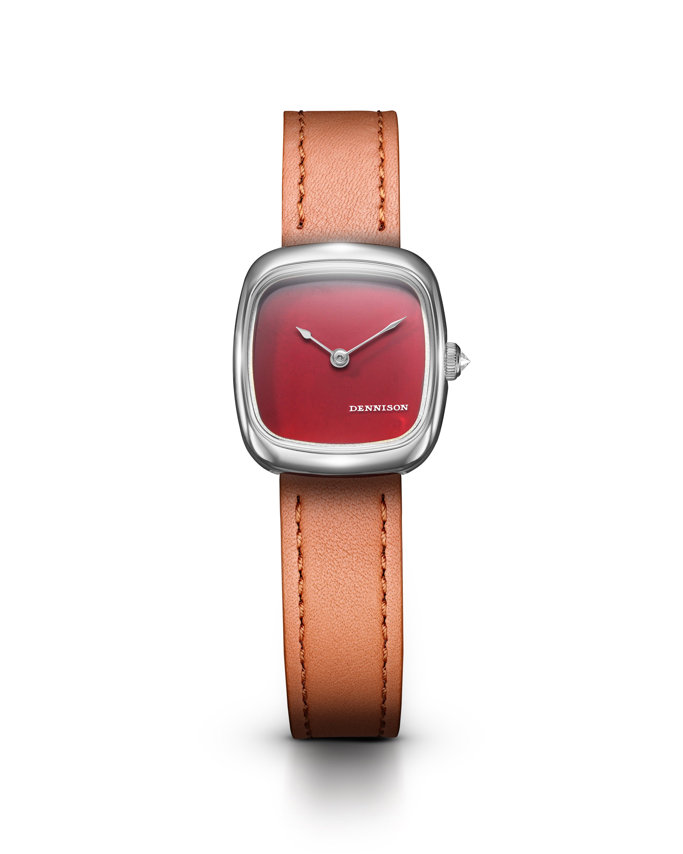 Mini Red Jasper In Steel