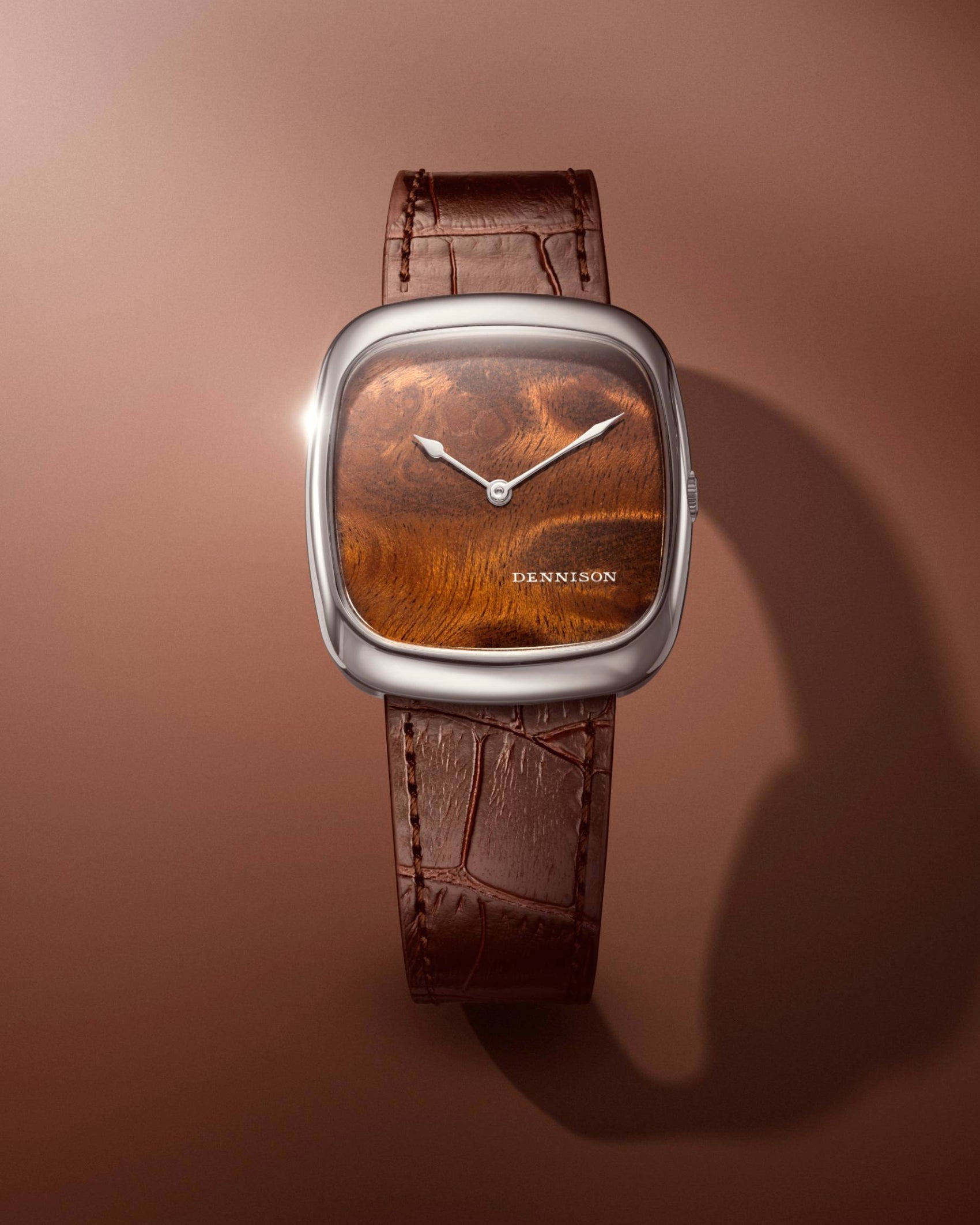 Natural Wood In Steel/Gold