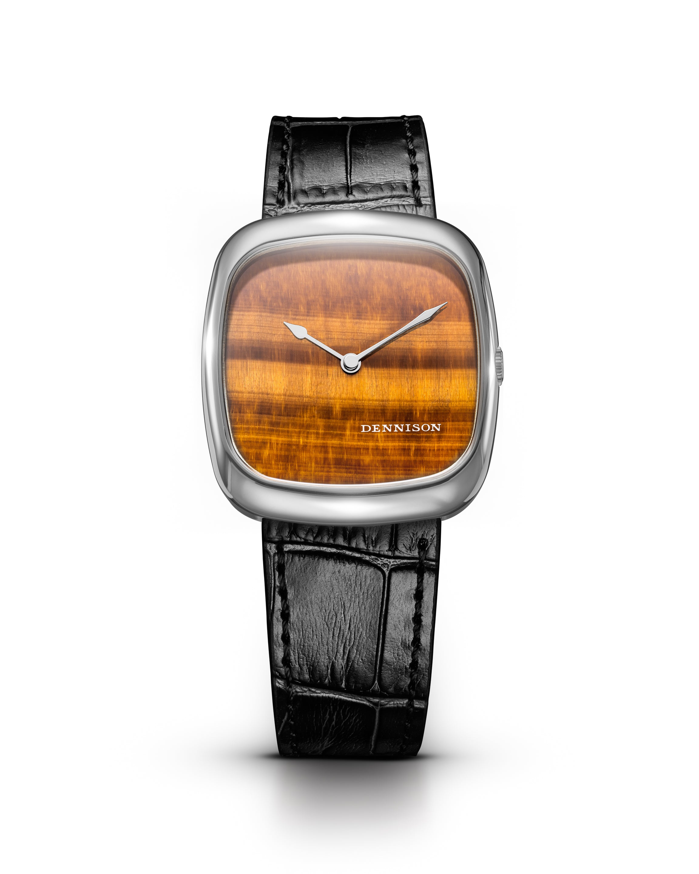 Natural Stone Tiger Eye In Steel