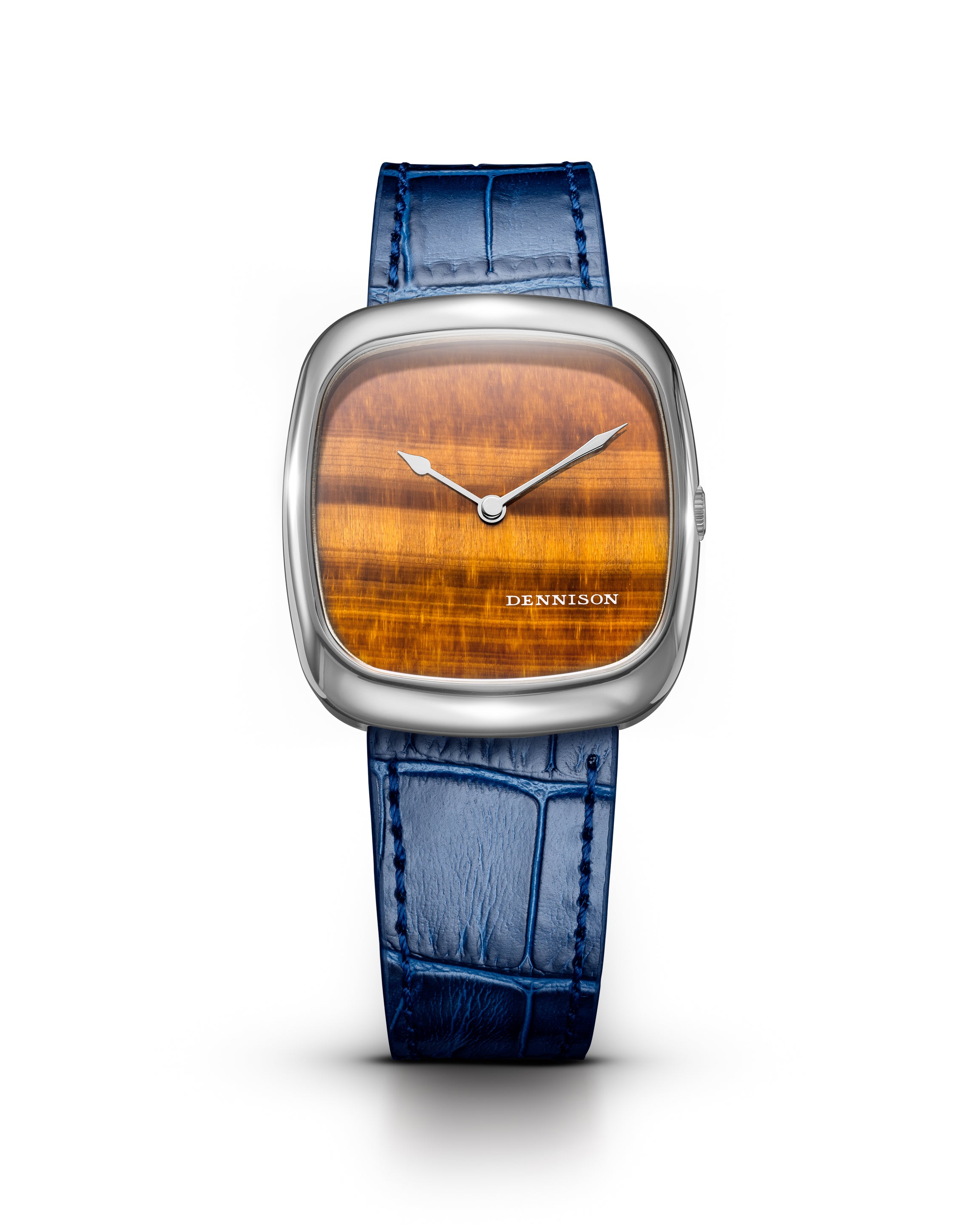 Natural Stone Tiger Eye In Steel