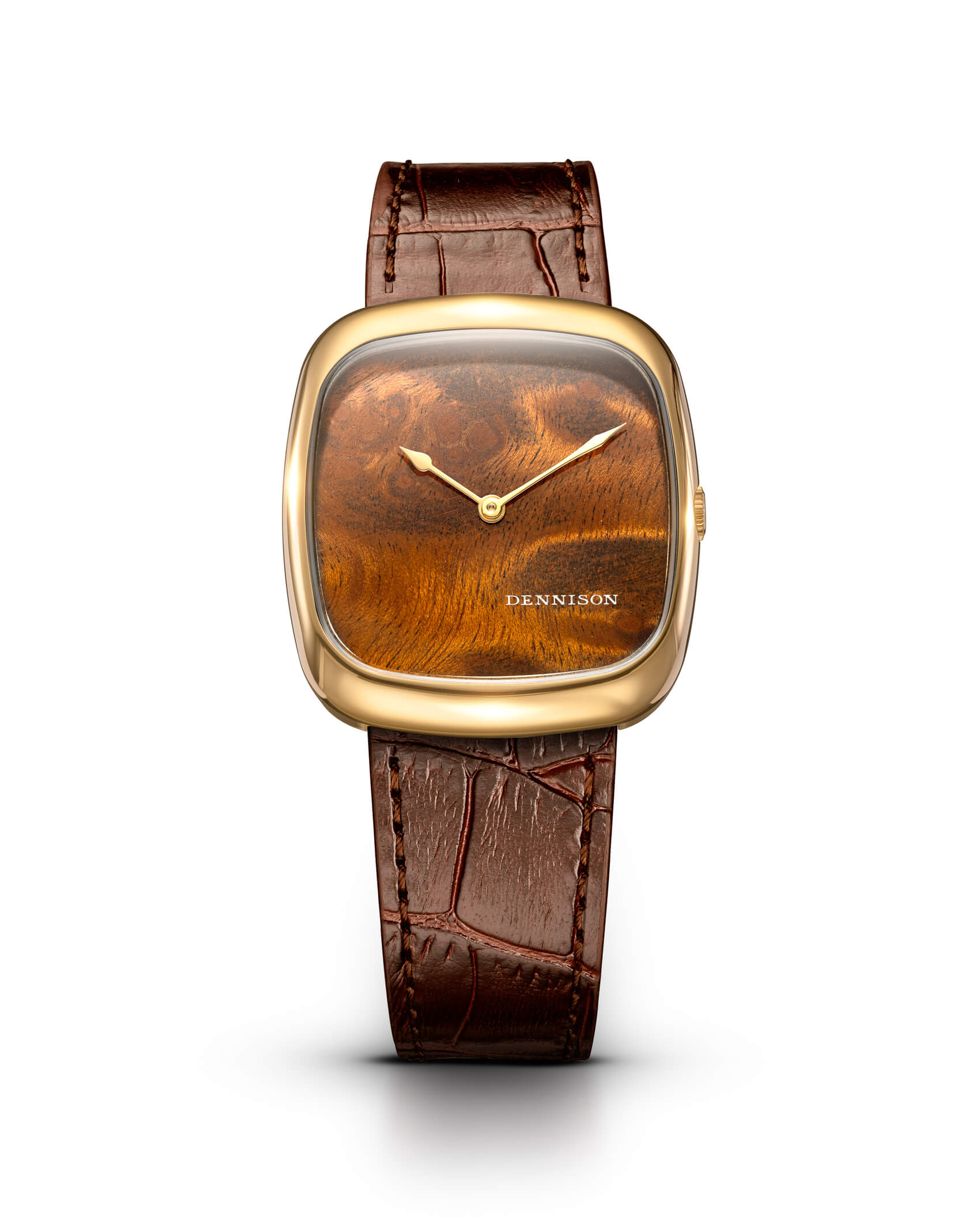 Natural Wood In Steel/Gold