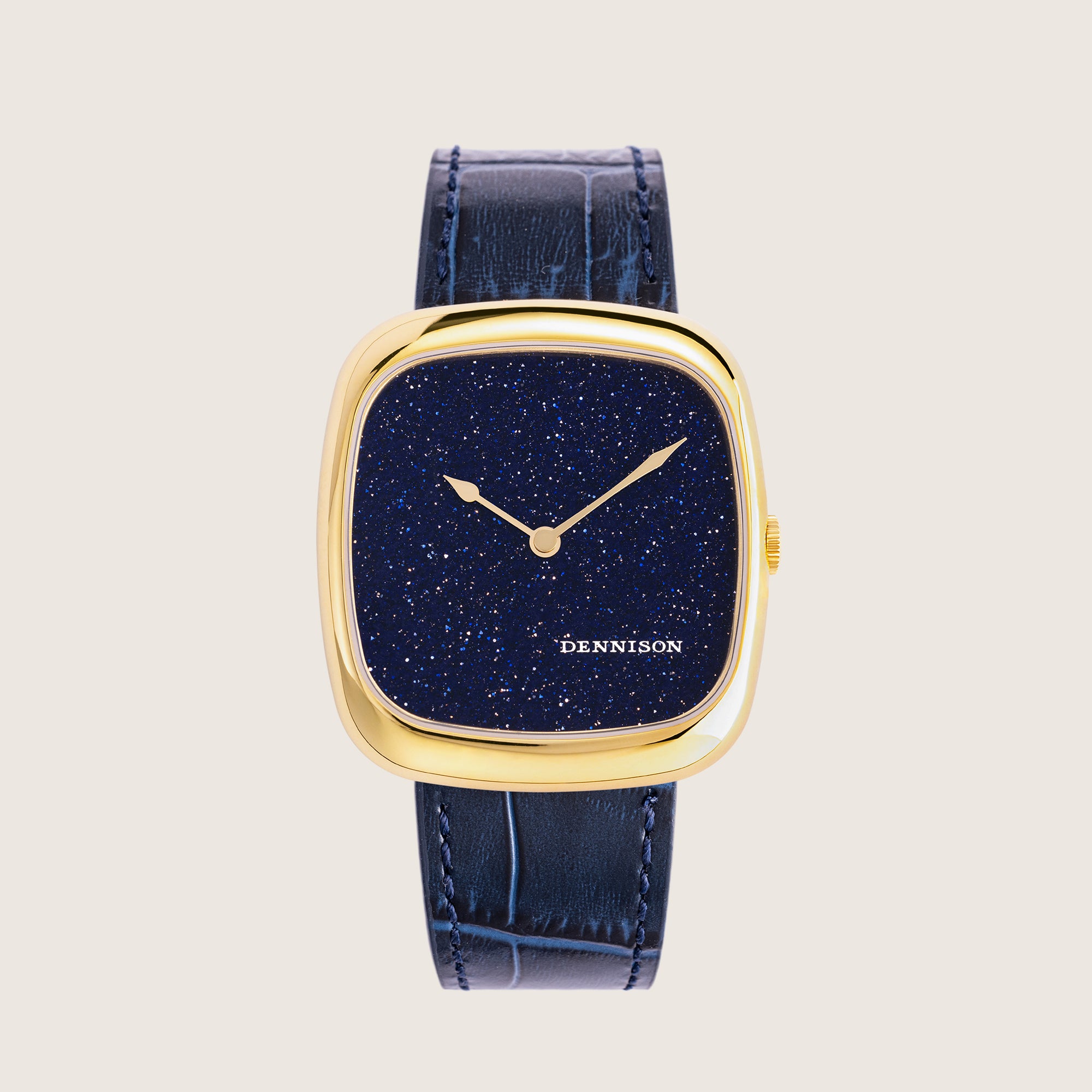 Midnight Aventurine in Gold Stainless