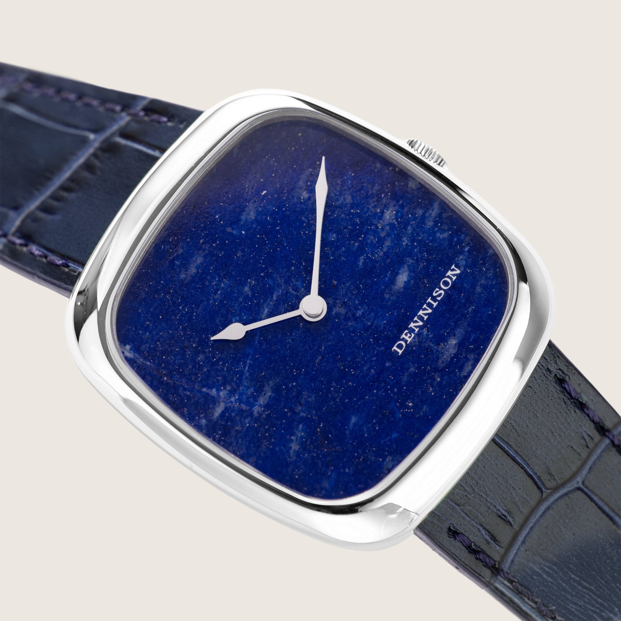 Natural Stone Lapis Lazuli in Stainless