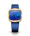 Lapis & Blue Sunray In Gold