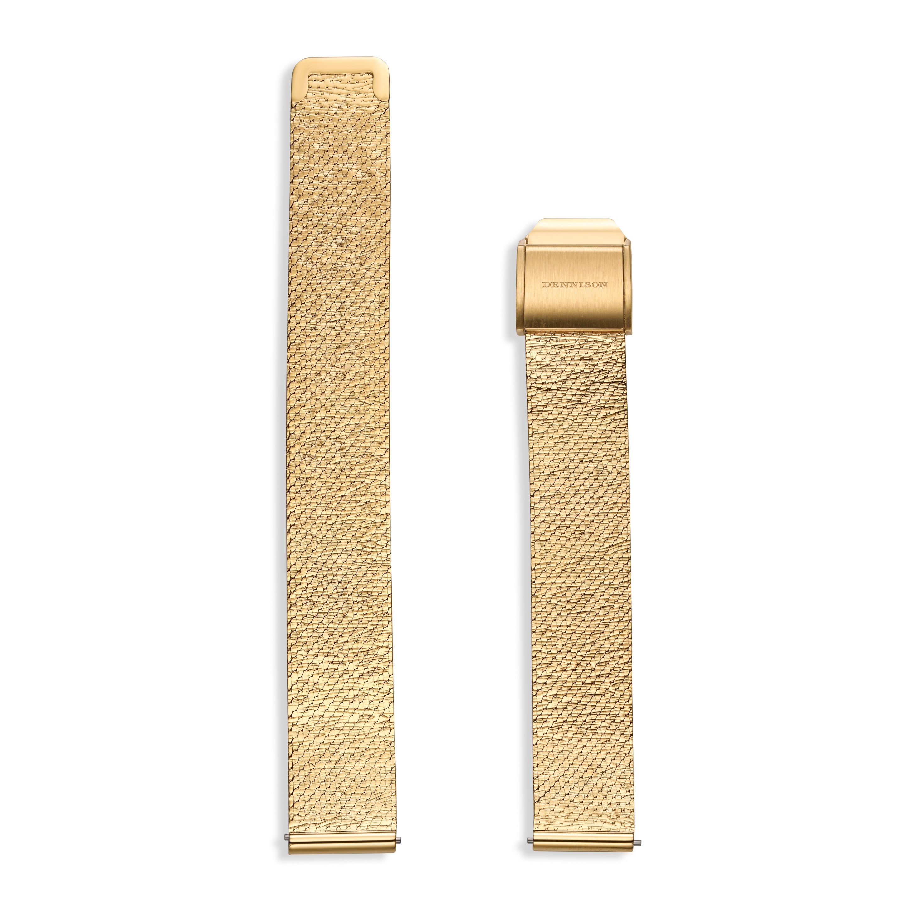 Mini Bark Mesh In Gold