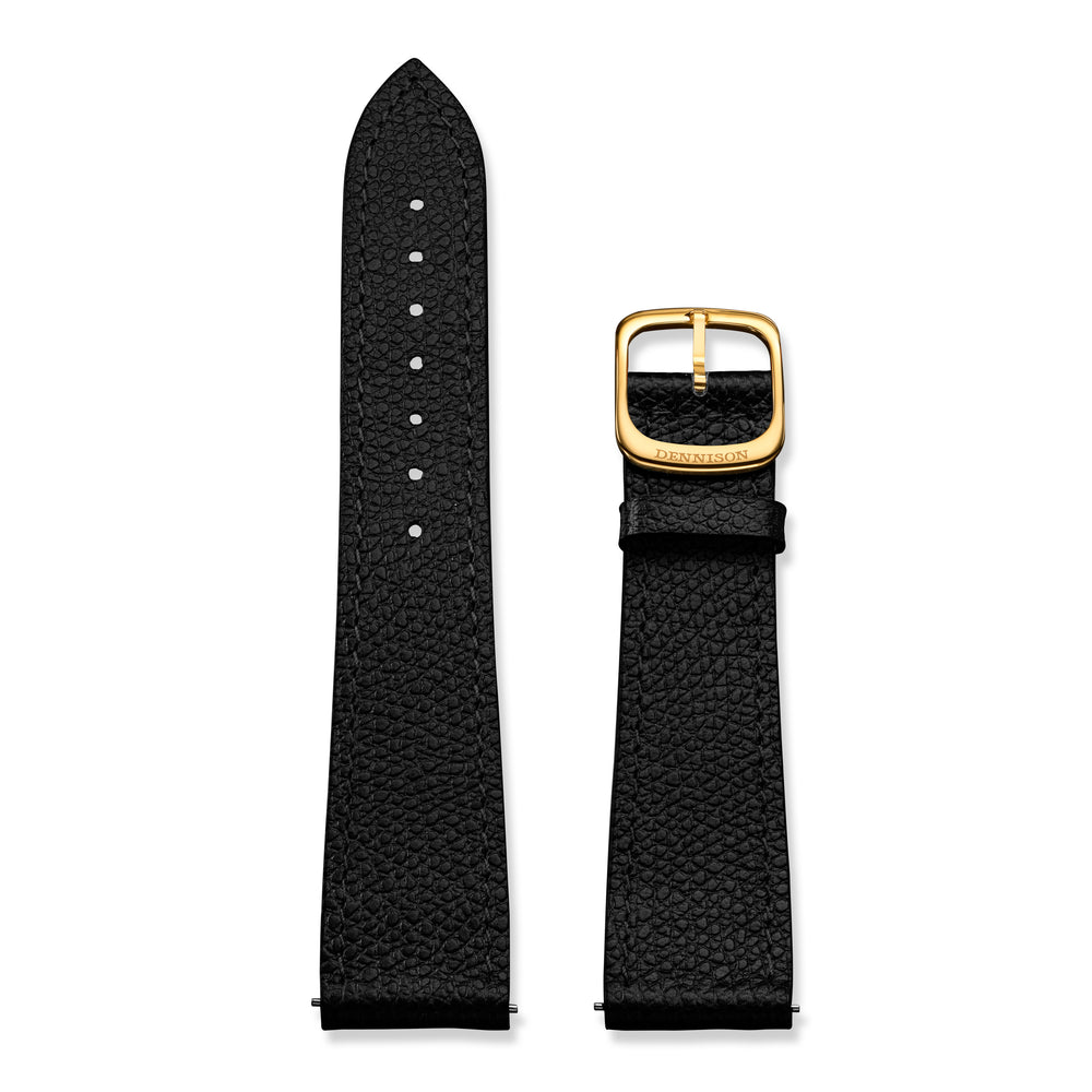 Black Epsom Strap