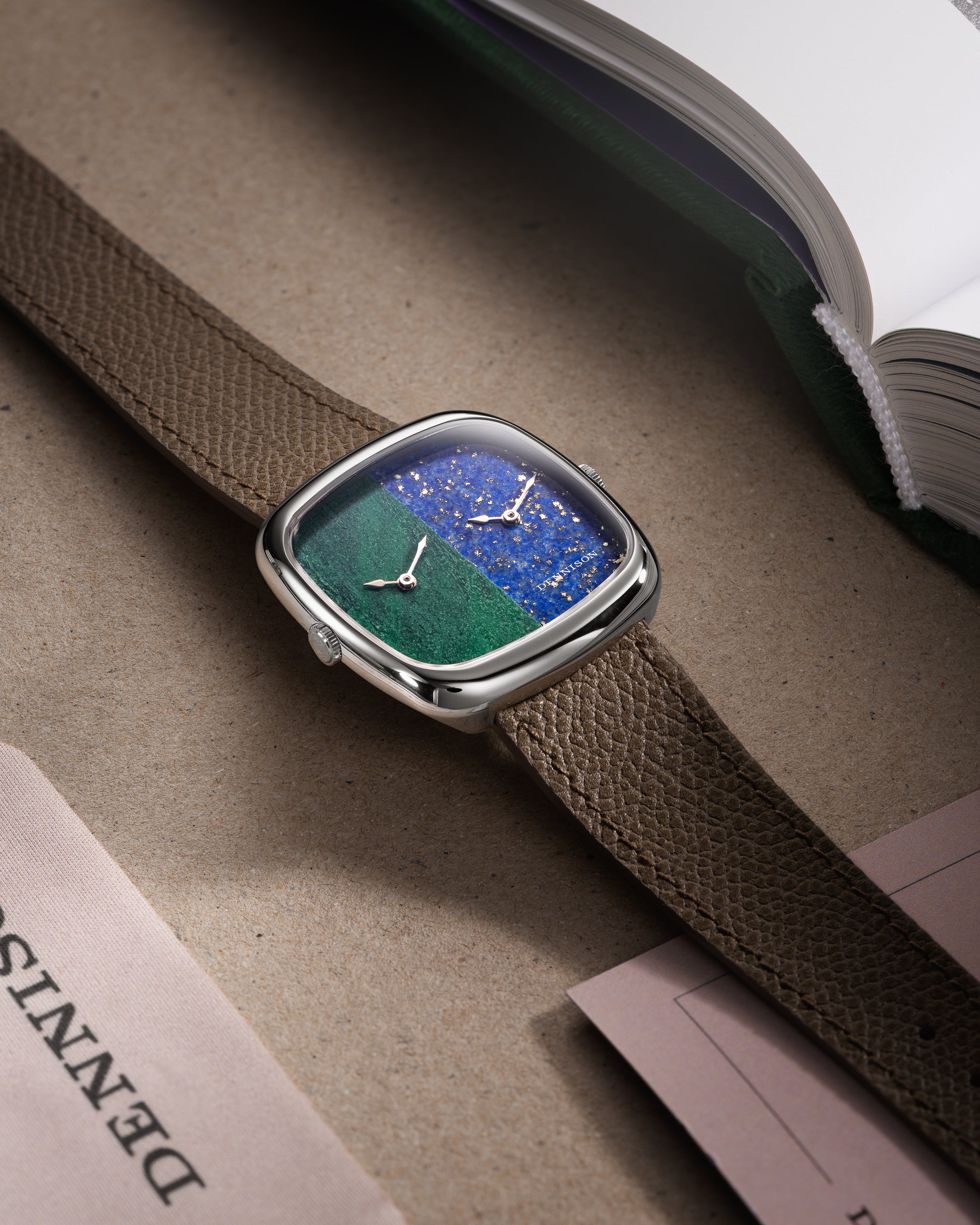 Bloodstone & Lapis In Steel