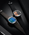 Bloodstone & Lapis In Steel