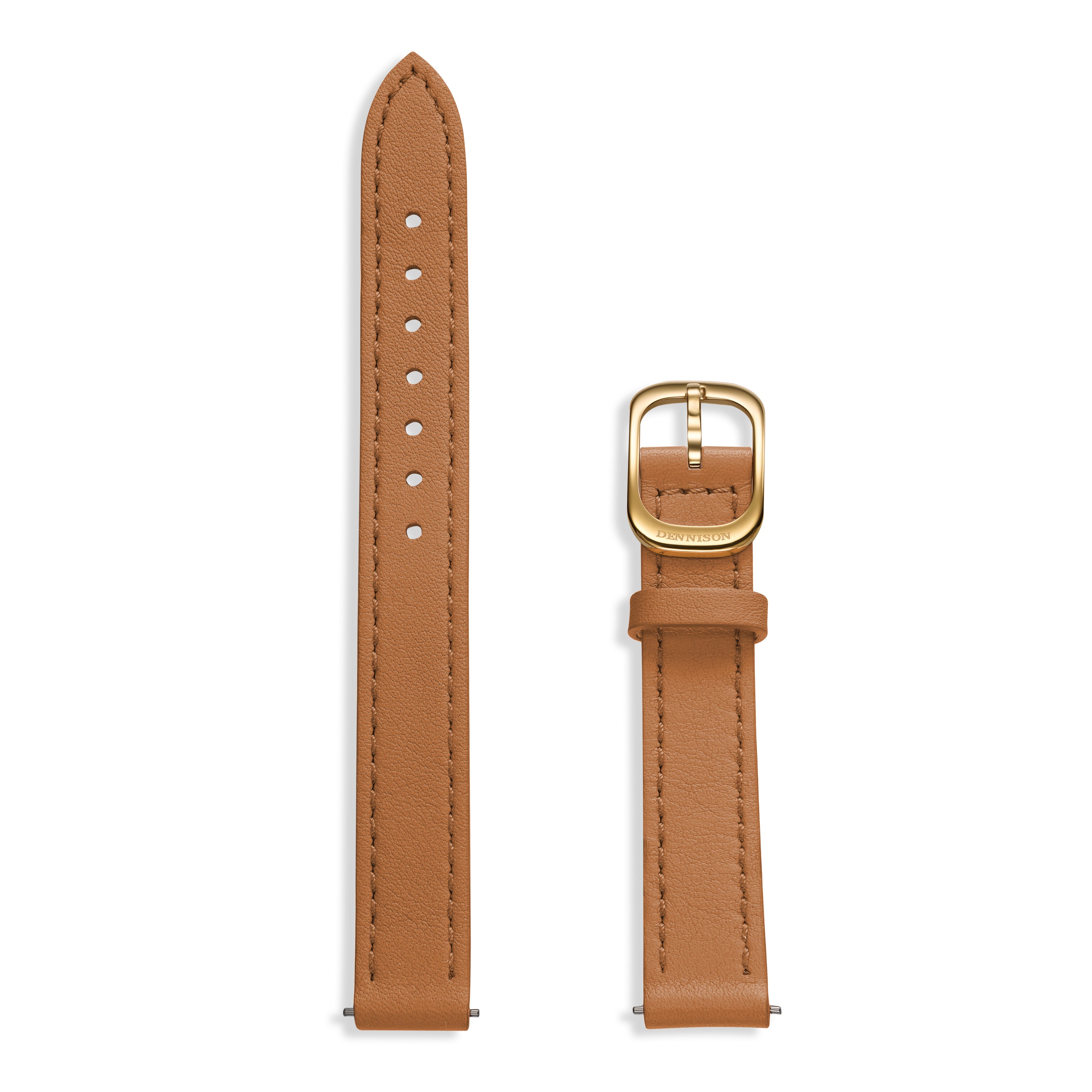 Tan Mini Dual Time Strap