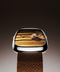 Tiger Eye & Gold Sunray In Steel