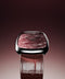 Natural Rubellite Stone In Steel
