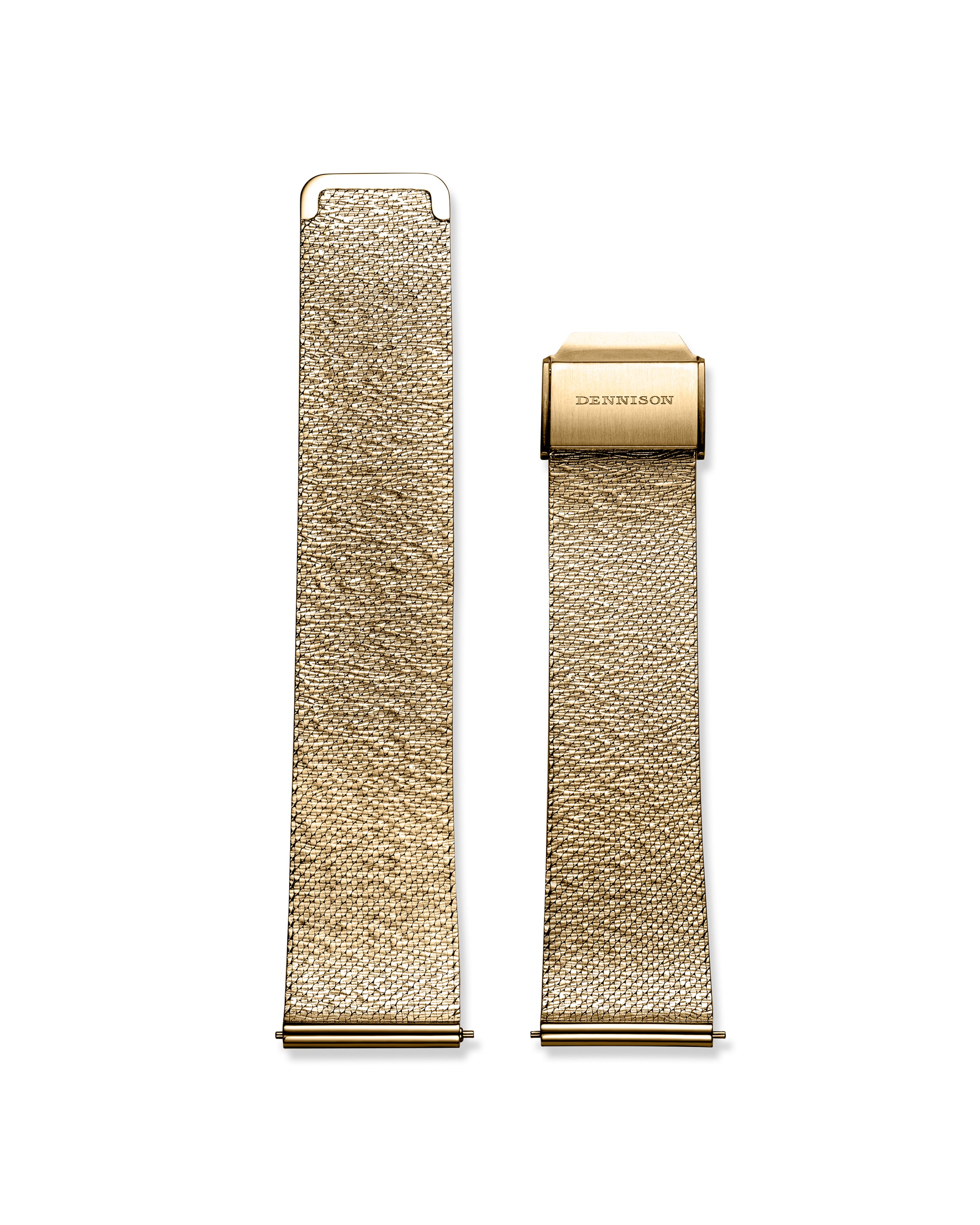 Gold Bark-Mesh Bracelet