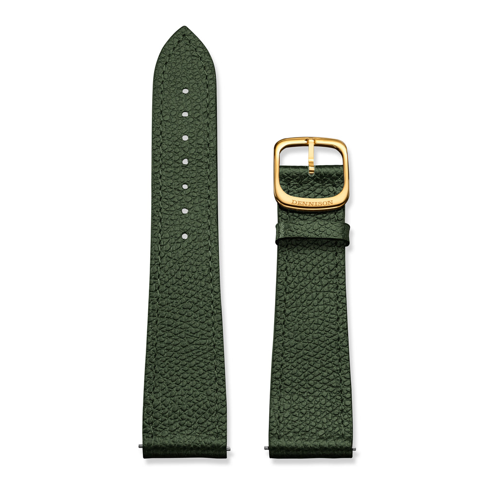 Green Epsom Strap