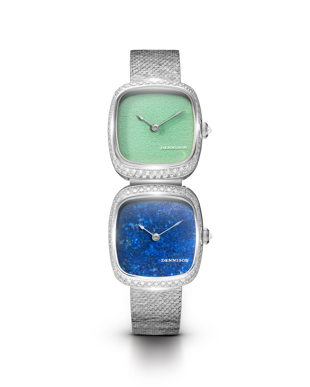 Dual Time Mini – Lagoon Jadeite & Lapis Lazuli