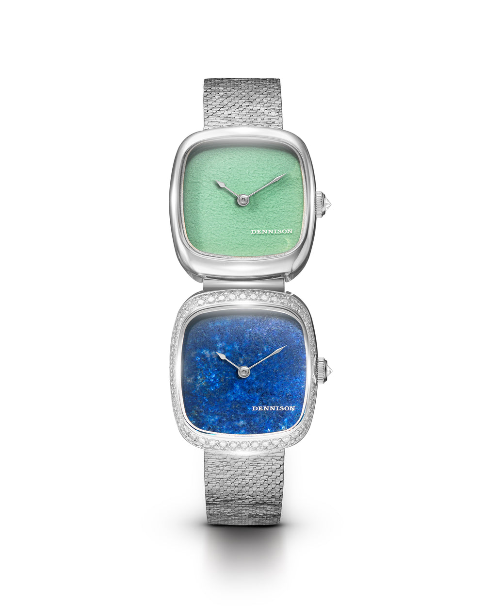 Dual Time Mini – Lagoon Jadeite & Lapis Lazuli