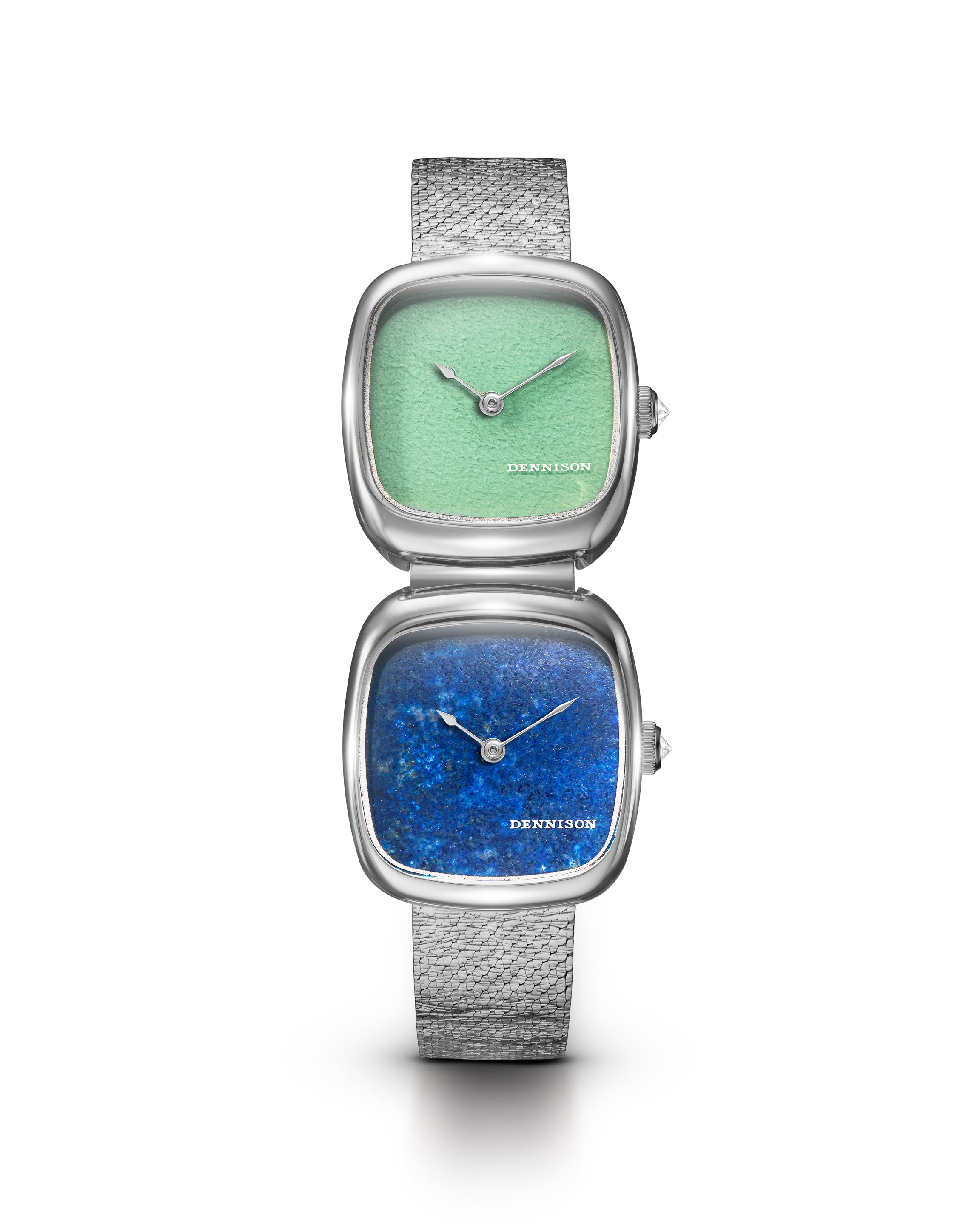 Dual Time Mini – Lagoon Jadeite & Lapis Lazuli