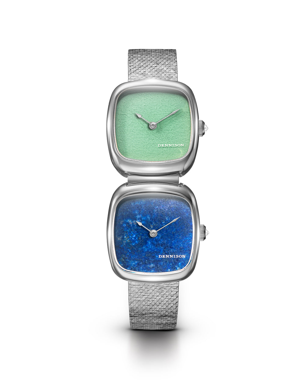 Dual Time Mini – Lagoon Jadeite & Lapis Lazuli