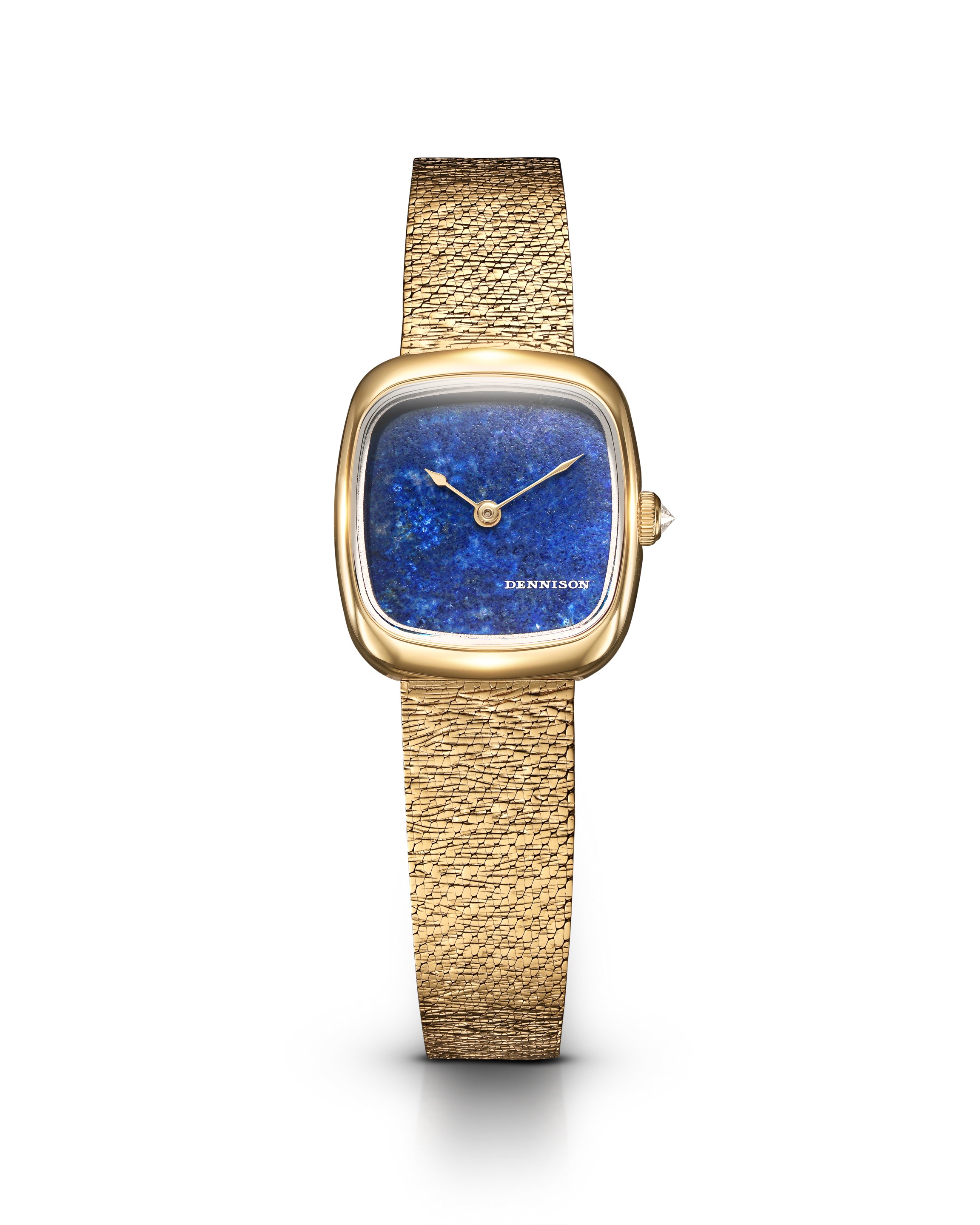 Mini Lapis Lazuli In Gold