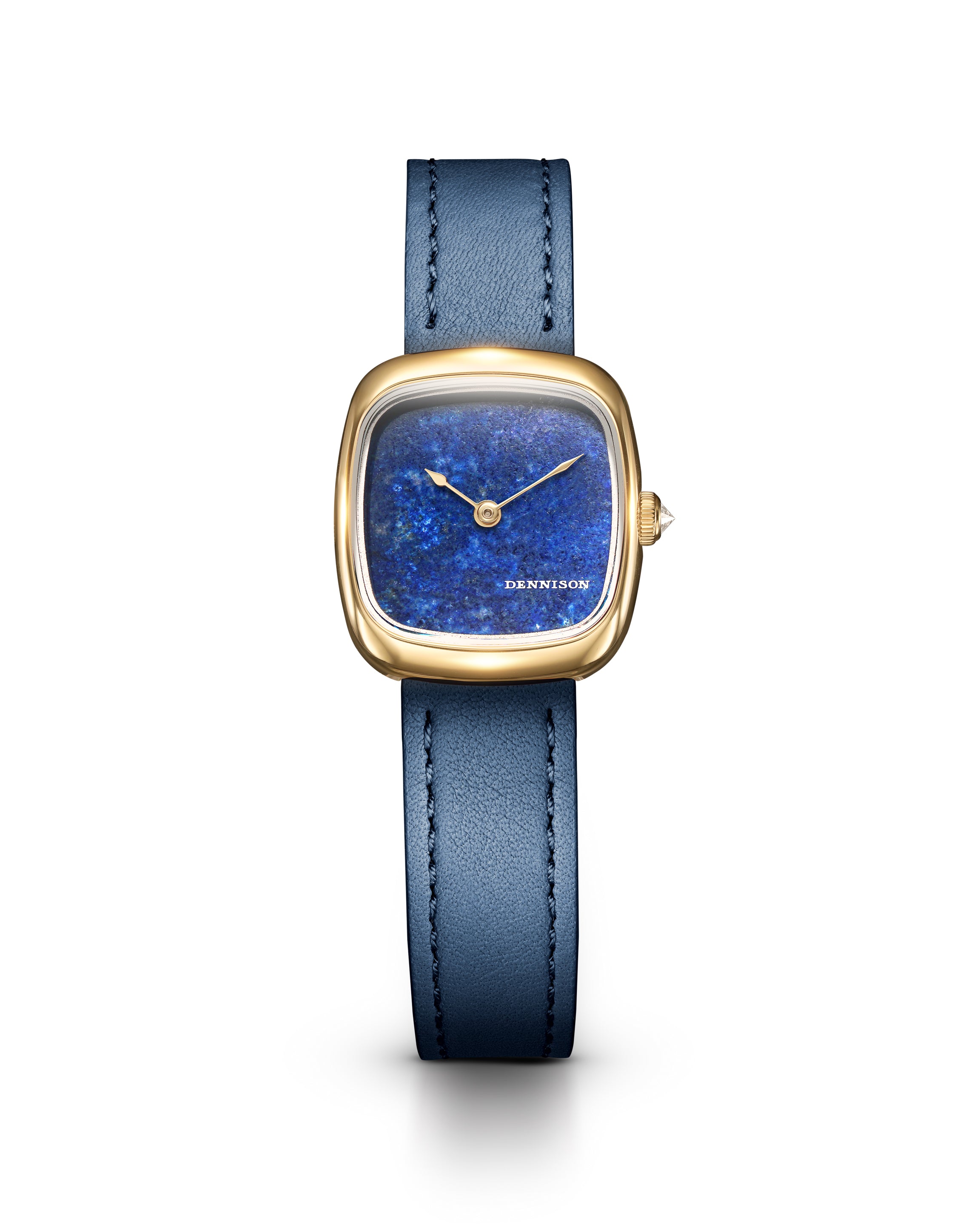 Mini Lapis Lazuli In Gold