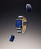 Natural Stone Lapis Lazuli In Gold