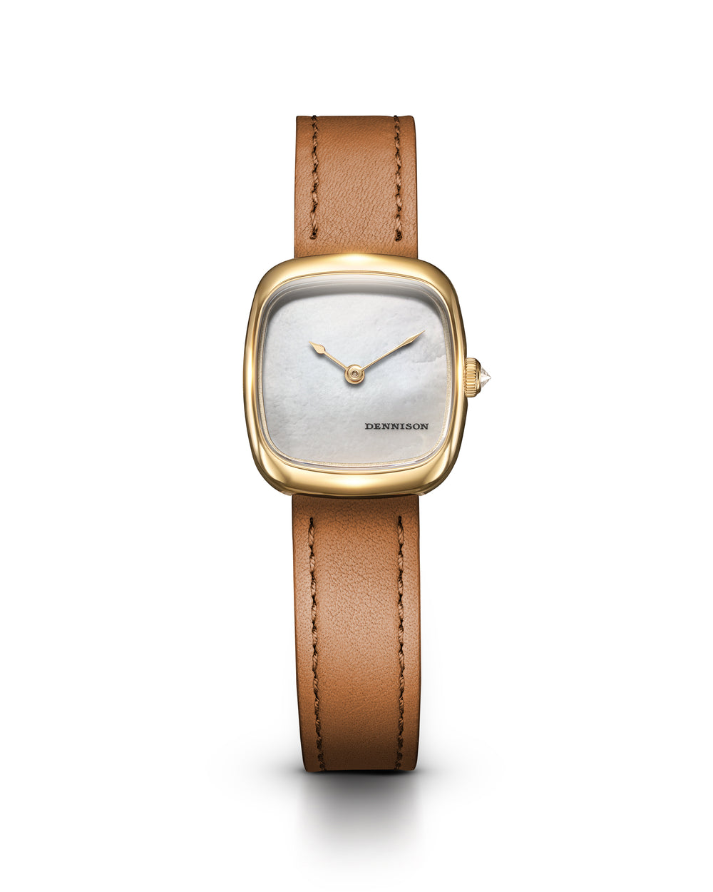 Mini White MOP In Gold