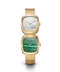 Dual Time Mini – White MOP & Malachite