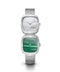 Dual Time Mini – White MOP & Malachite