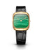 Natural Malachite Stone In Gold