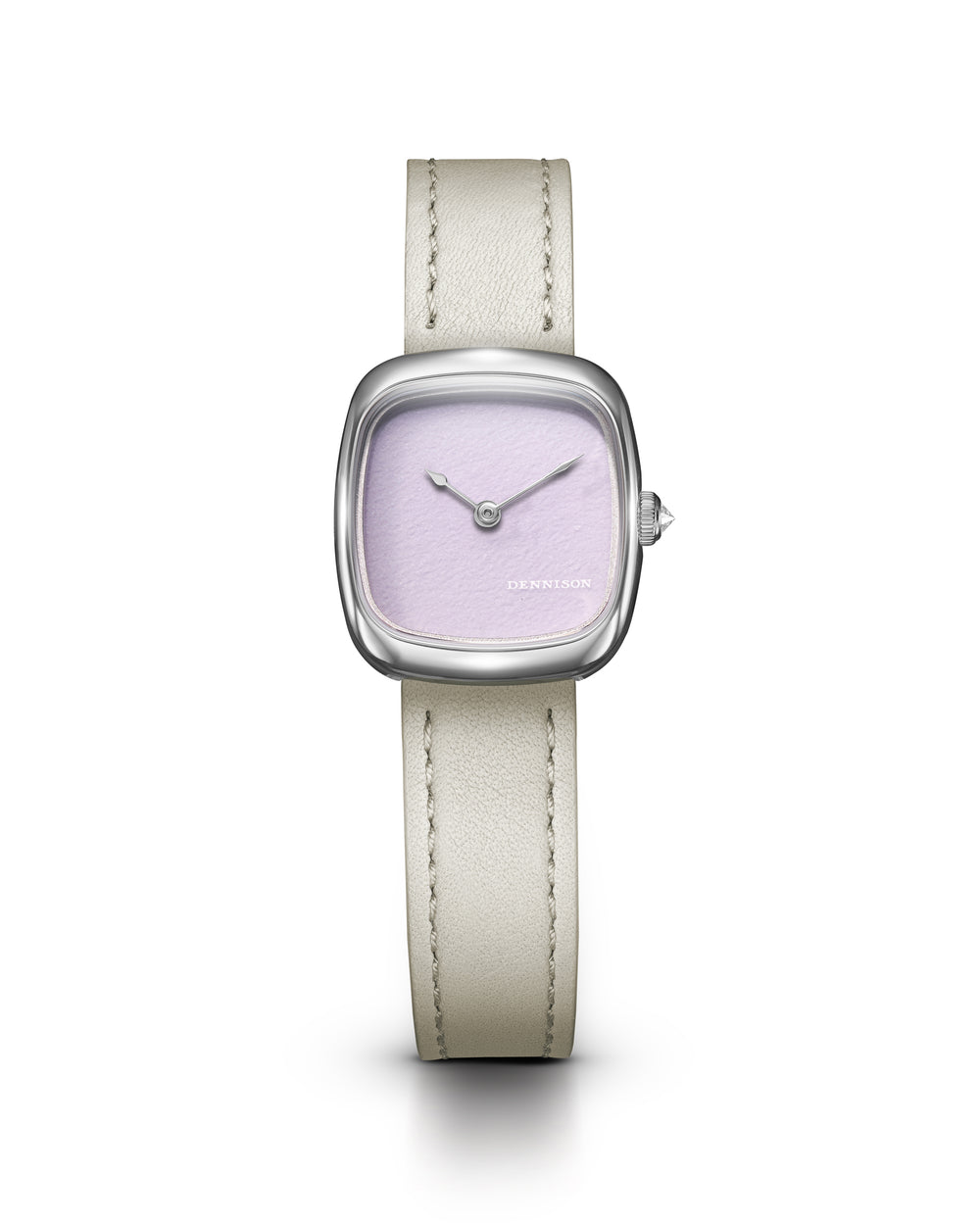 Mini Pink Malaysian Jade In Steel