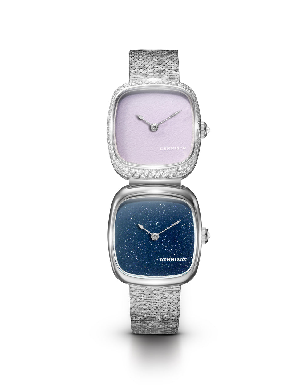 Dual Time Mini – Pink Malaysian Jade & Aventurine
