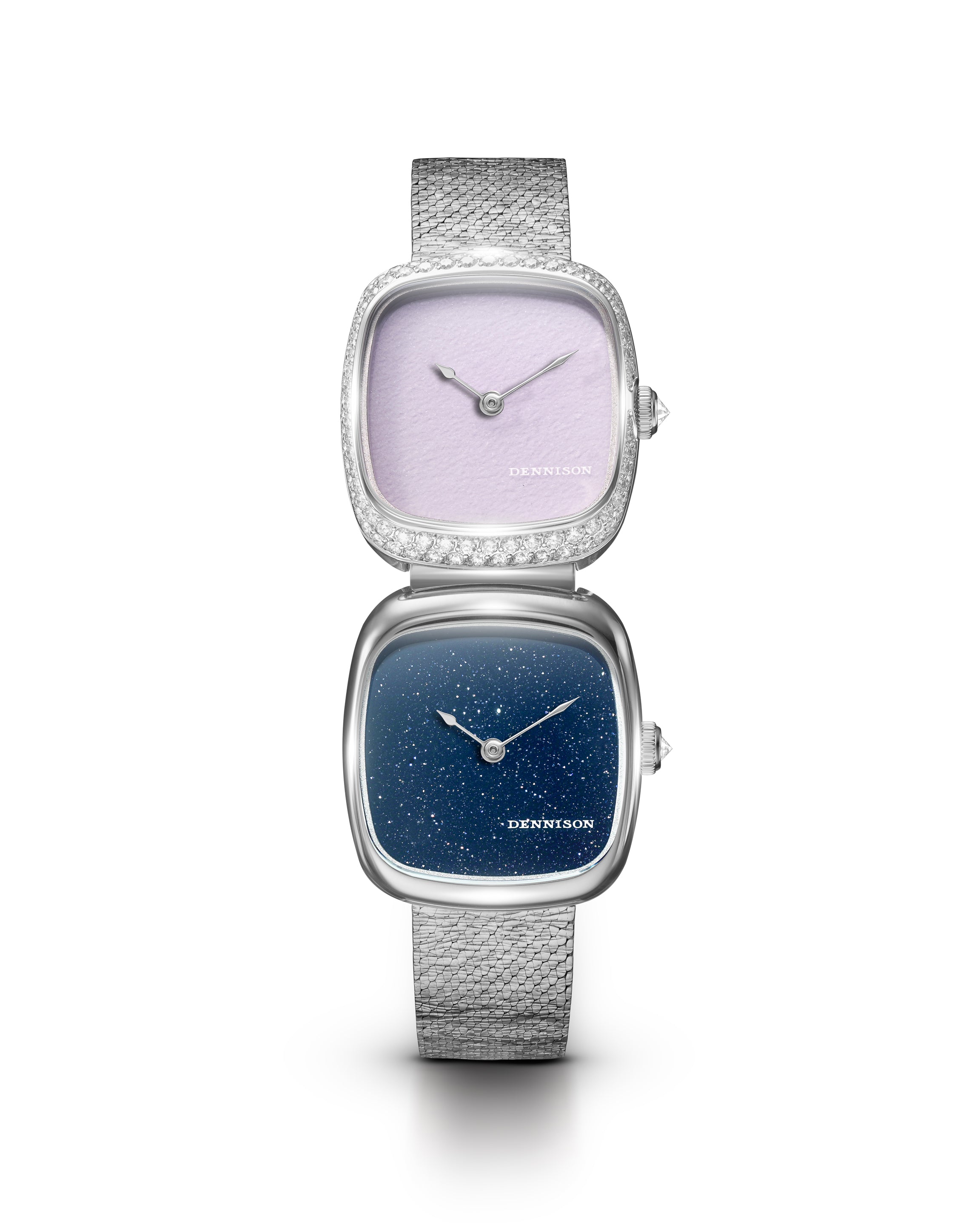 Dual Time Mini – Pink Malaysian Jade & Aventurine