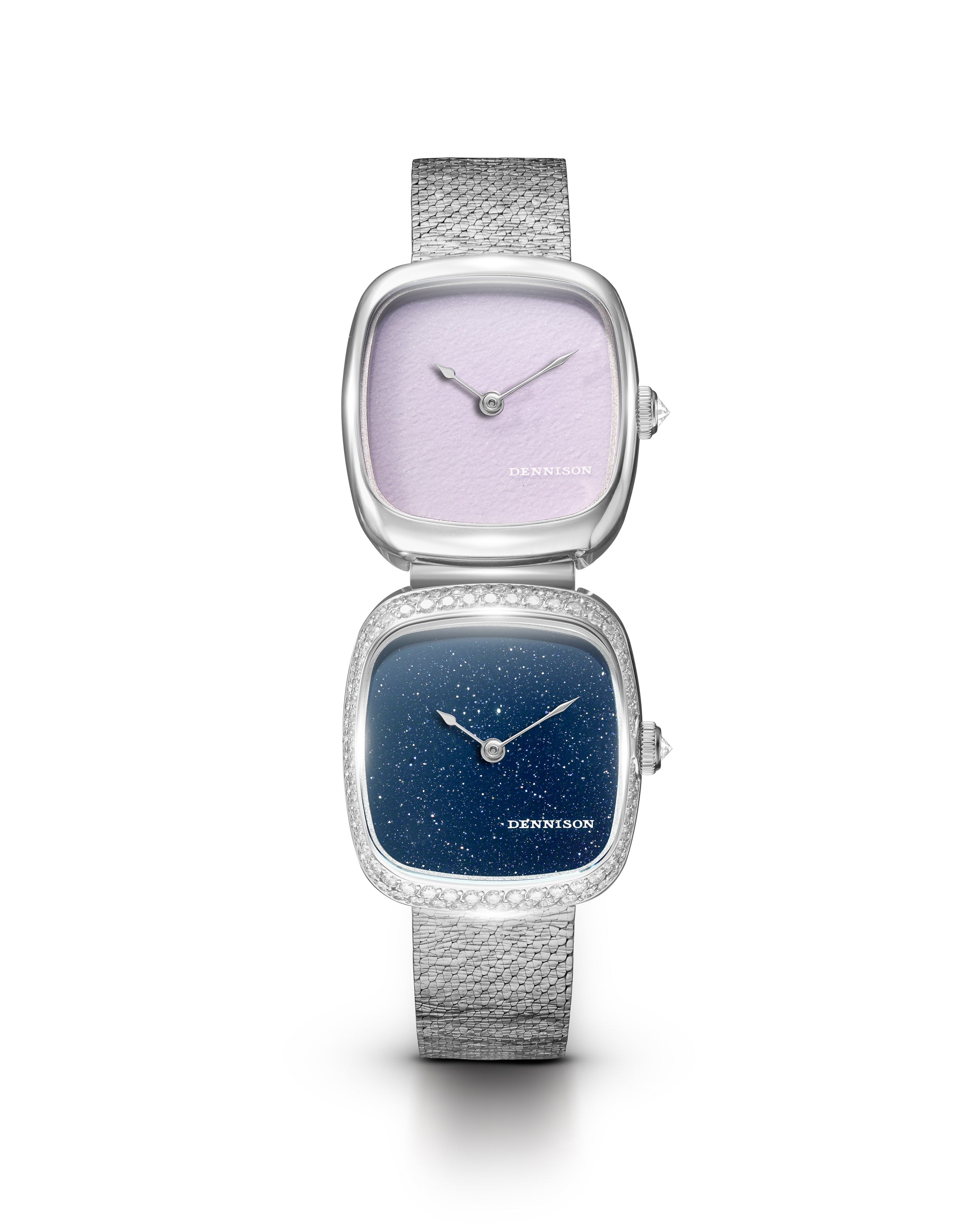 Dual Time Mini – Pink Malaysian Jade & Aventurine