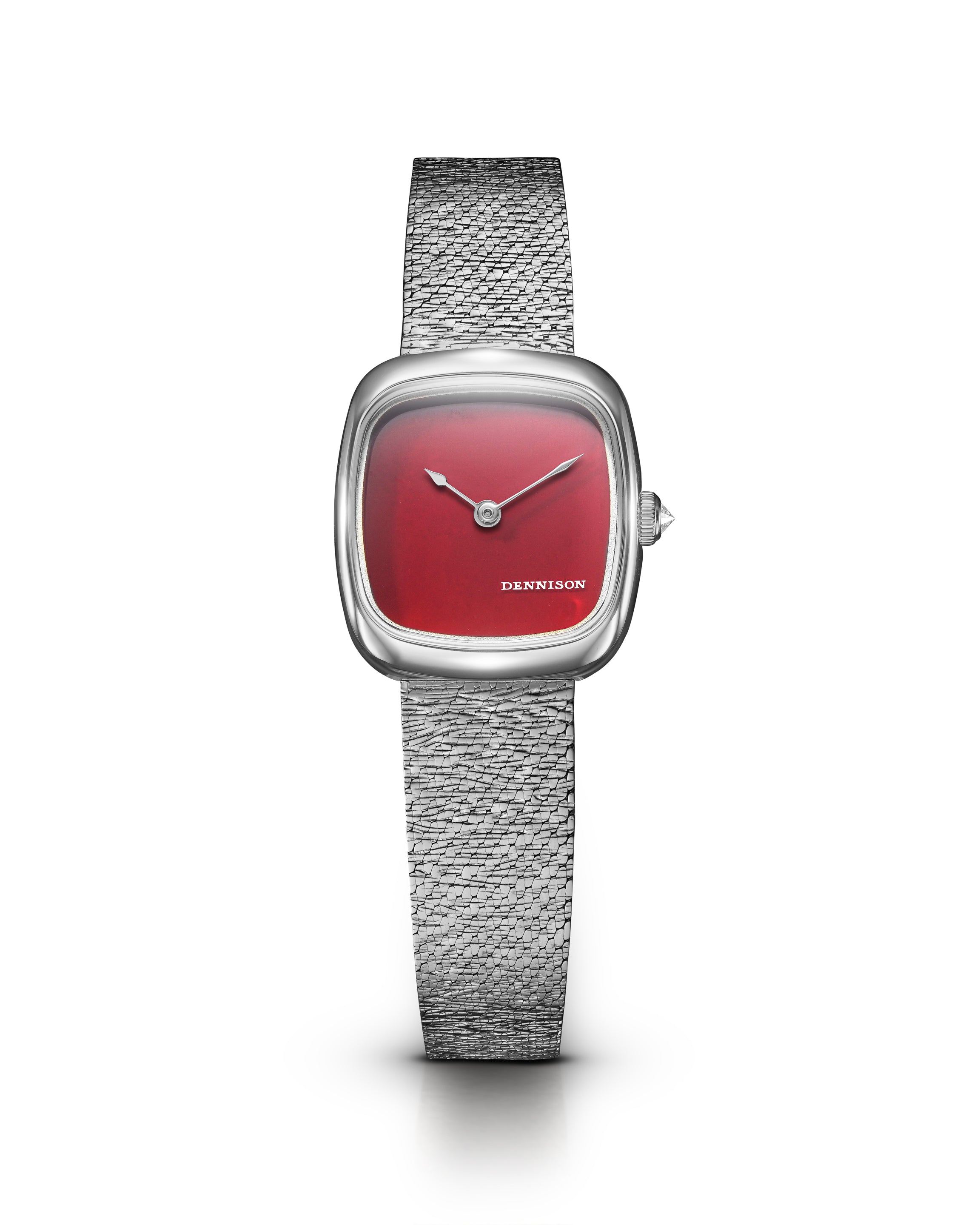 Mini Red Jasper In Steel