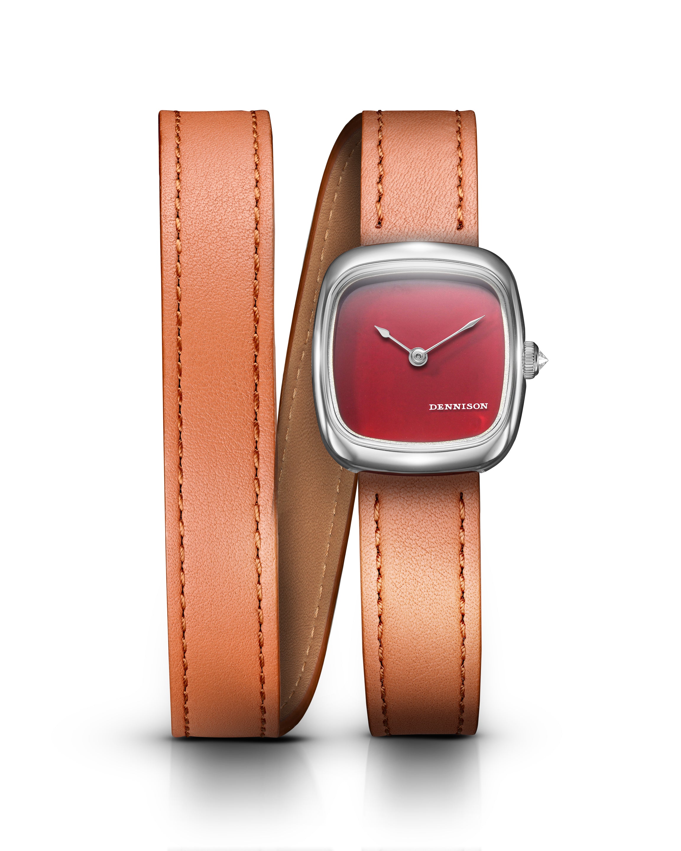 Mini Red Jasper In Steel