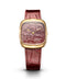 Natural Rubellite Stone In Gold