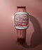 Natural Rubellite Stone In Steel
