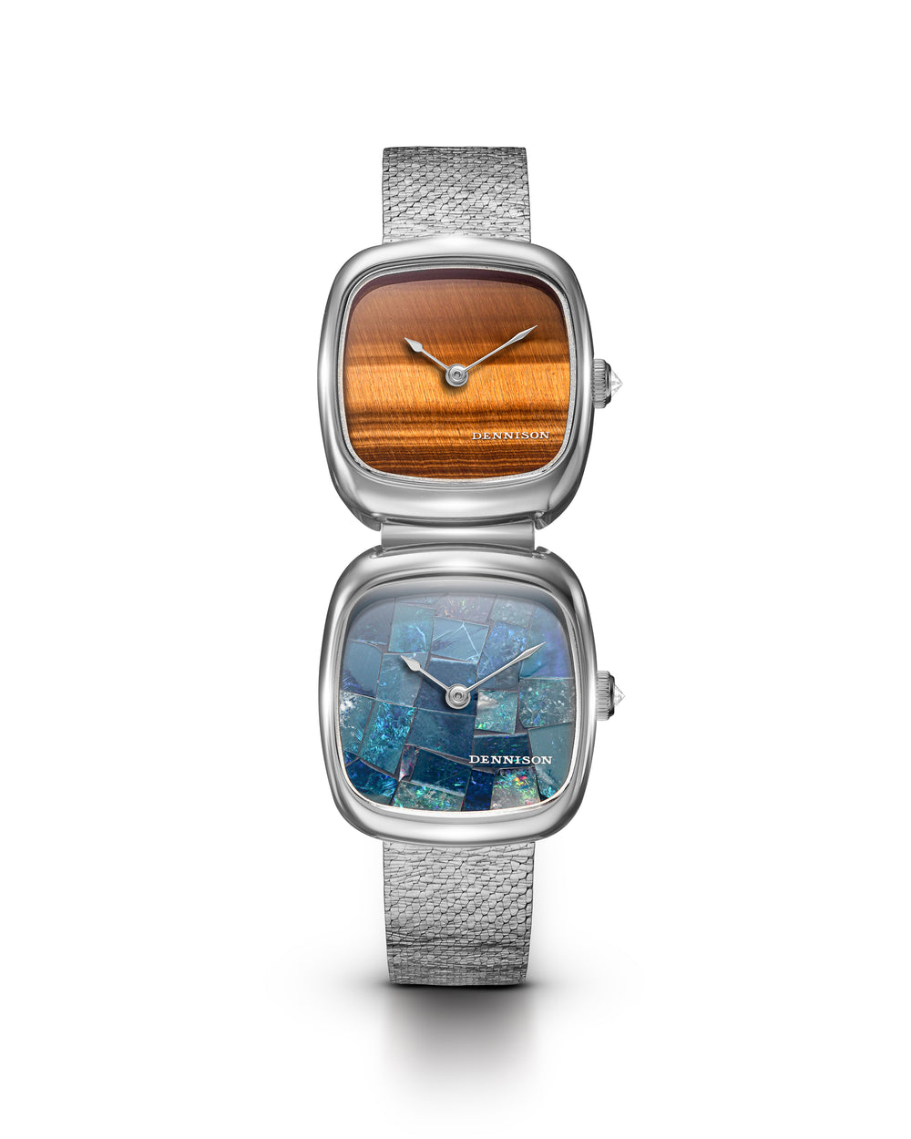 Dual Time Mini – Tiger Eye & Opal