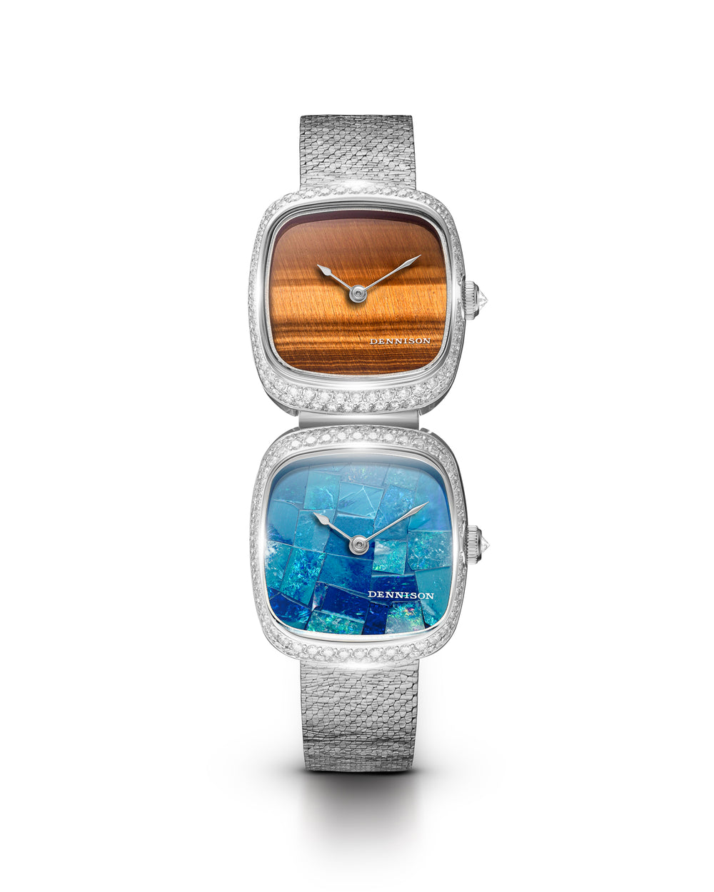 Dual Time Mini – Tiger Eye & Opal