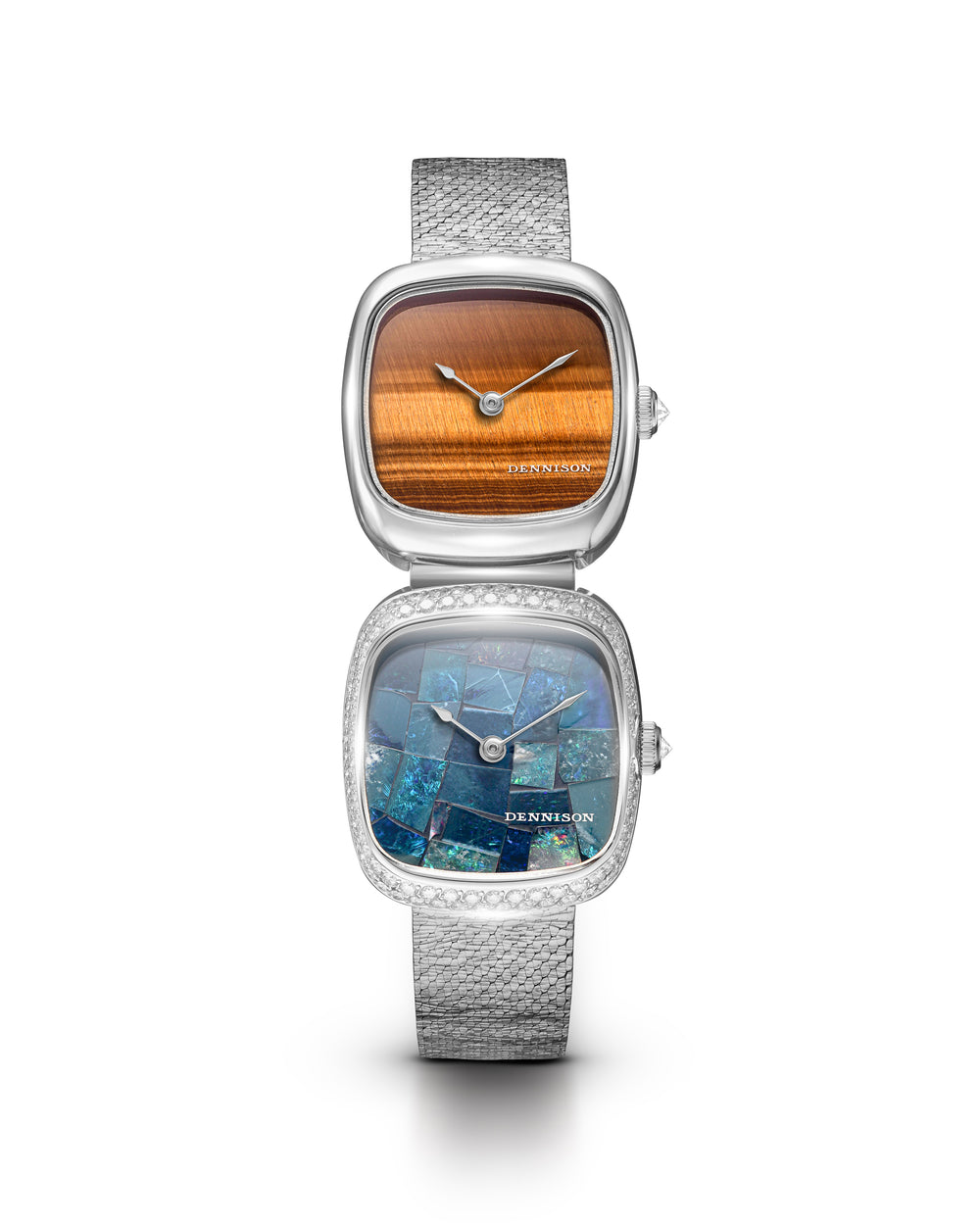 Dual Time Mini – Tiger Eye & Opal